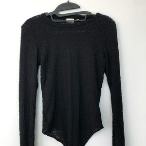Aritzia textured bodysuit